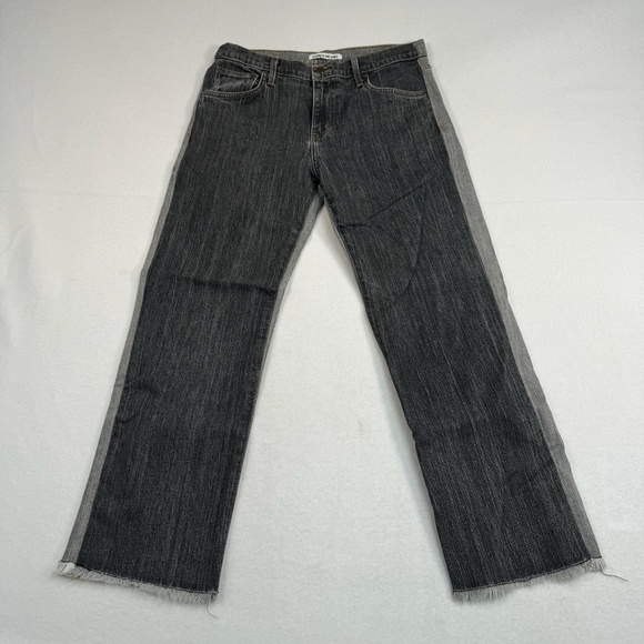 Elizabeth And James Jeans Womens Sz 28 Black Gray Holden Straight Leg High Rise - Picture 2 of 13